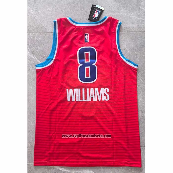 Camiseta Oklahoma City Thunder Jalen Williams NO 8 Statement 2024-25 Naranja